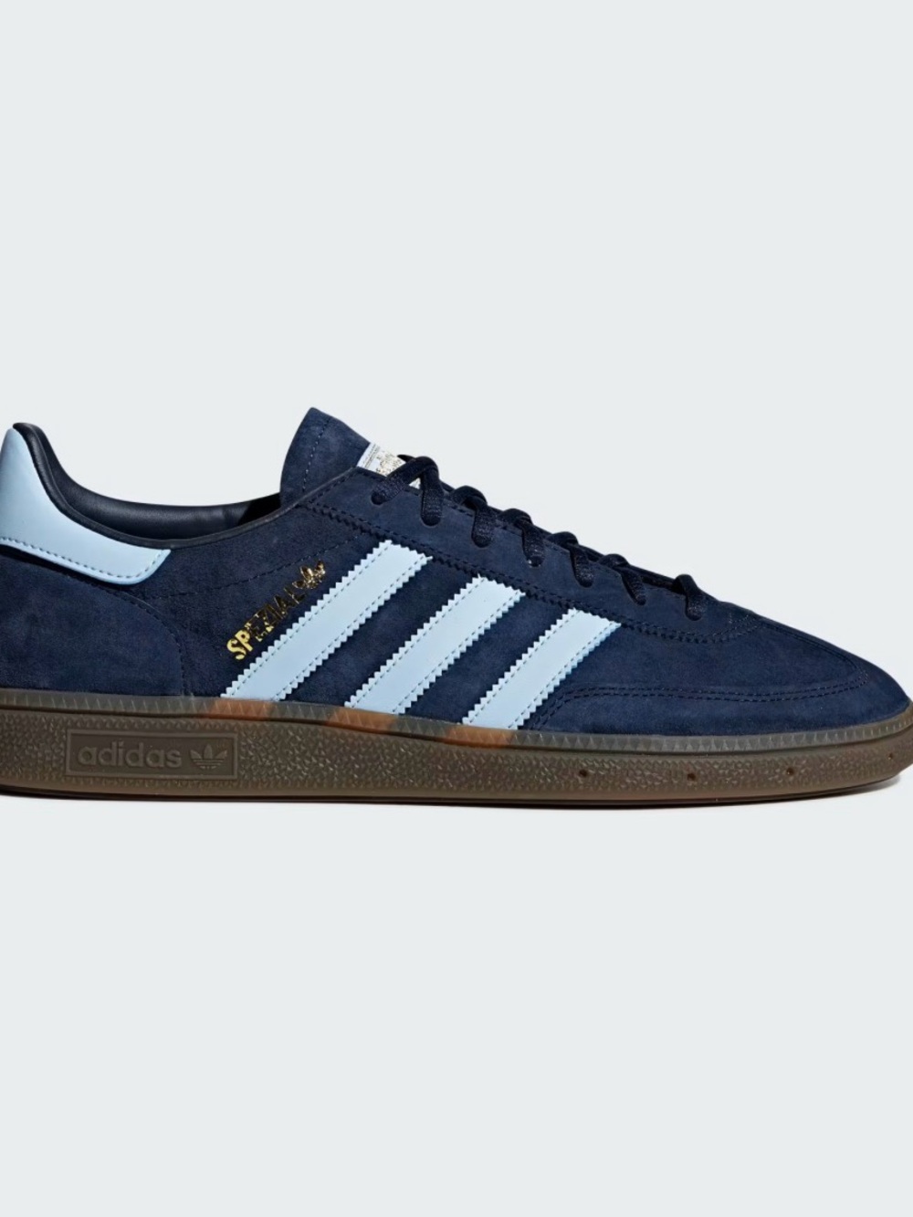 Adidas Handball Spezial Blue Suede Gum Sneakers Men’s Size 8 - Picture 2 of 6